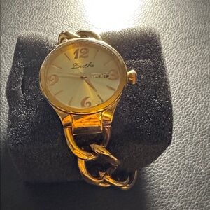 Women's Gold Chain Watch
